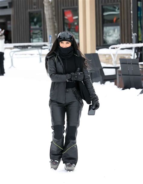 Kim Kardashian Chanel ski suit